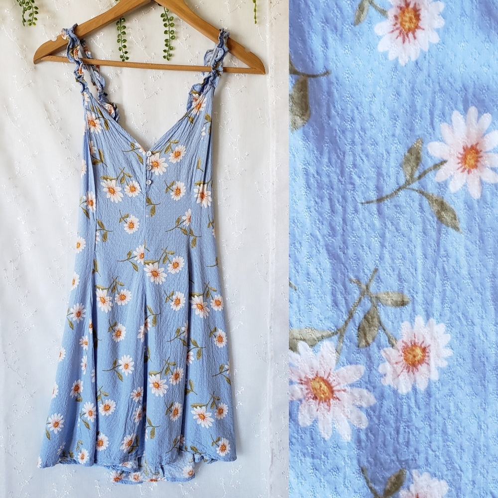 Light Blue Daisy Sun Dress